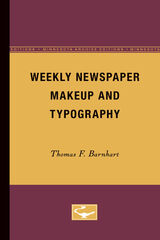 front cover of Weekly Newspaper Makeup and Typography