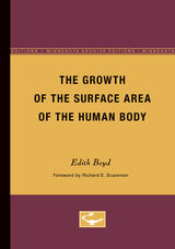 front cover of The Growth of the Surface Area of the Human Body
