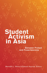 front cover of Student Activism in Asia