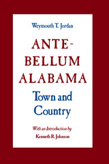 front cover of Ante-Bellum Alabama