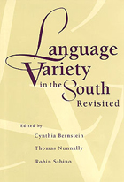 front cover of Language Variety in the South Revisited