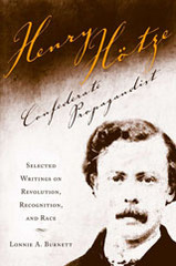 front cover of Henry Hotze, Confederate Propagandist