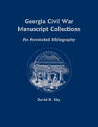 front cover of Georgia Civil War Manuscript Collections