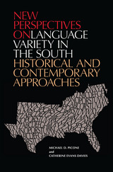 front cover of New Perspectives on Language Variety in the South