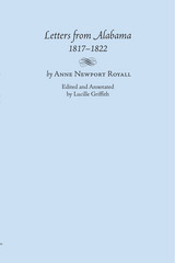 front cover of Letters from Alabama, 1817–1822