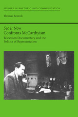 front cover of See It Now Confronts McCarthyism
