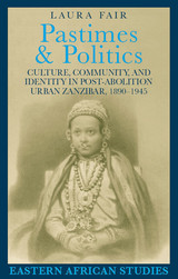 front cover of Pastimes and Politics