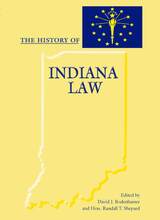 front cover of The History of Indiana Law