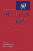 front cover of The History of Michigan Law