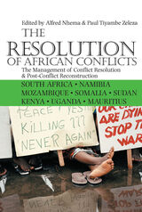 front cover of The Resolution of African Conflicts