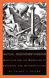 front cover of Mutual Misunderstanding