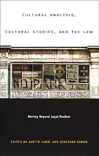 front cover of Cultural Analysis, Cultural Studies, and the Law