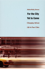 front cover of For the City Yet to Come