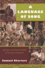 front cover of A Language of Song