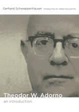 front cover of Theodor W. Adorno