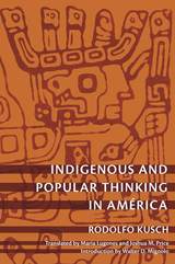 front cover of Indigenous and Popular Thinking in América