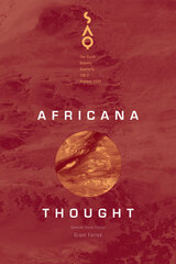 front cover of Africana Thought, Volume 108