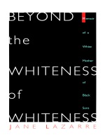 front cover of Beyond The Whiteness of Whiteness