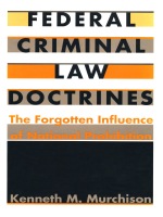 front cover of Federal Criminal Law Doctrines
