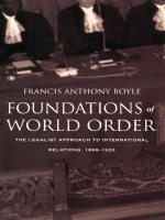 front cover of Foundations of World Order