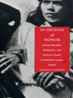 front cover of In Defense of Honor
