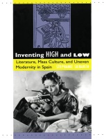 front cover of Inventing High and Low