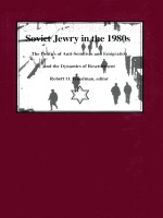 front cover of Soviet Jewry in the 1980s