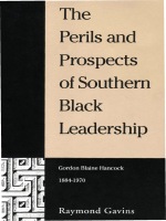 front cover of The Perils and Prospects of Southern Black Leadership