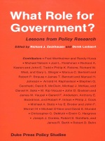 front cover of What Role for Government?