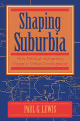 front cover of Shaping Suburbia