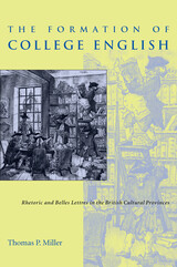 front cover of The Formation of College English