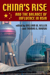 front cover of China's Rise and the Balance of Influence in Asia