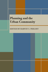 front cover of Planning and the Urban Community
