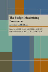 front cover of The Budget-Maximizing Bureaucrat