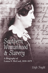 front cover of Southern Womanhood and Slavery