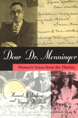 front cover of Dear Dr. Menninger
