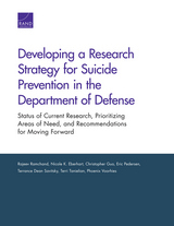front cover of Developing a Research Strategy for Suicide Prevention in the Department of Defense