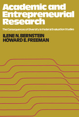 front cover of Academic and Entrepreneurial Research