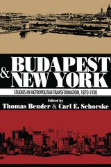 front cover of Budapest and New York