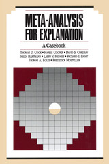front cover of Meta-Analysis for Explanation