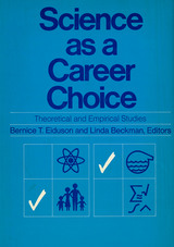 front cover of Science as a Carreer Choice