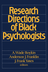 front cover of Research Directions of Black Psychologists