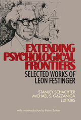 front cover of Extending Psychological Frontiers