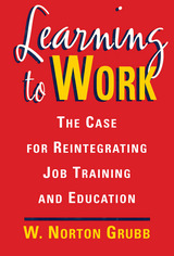 front cover of Learning to Work
