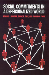 front cover of Social Commitments in a Depersonalized World