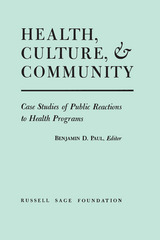 front cover of Health, Culture, and Community
