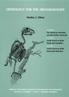 front cover of Osteology for the Archaeologist
