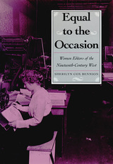front cover of Equal To The Occasion