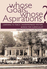 front cover of Whose Goals Whose Aspirations