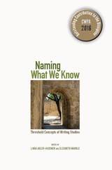 front cover of Naming What We Know